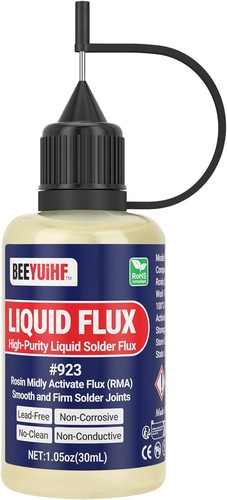 Liquid solder flux dropper - flux,